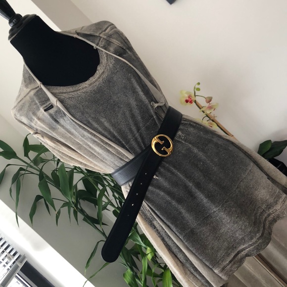 Gucci belt with gold buckle 85/34 - Picture 7 of 8